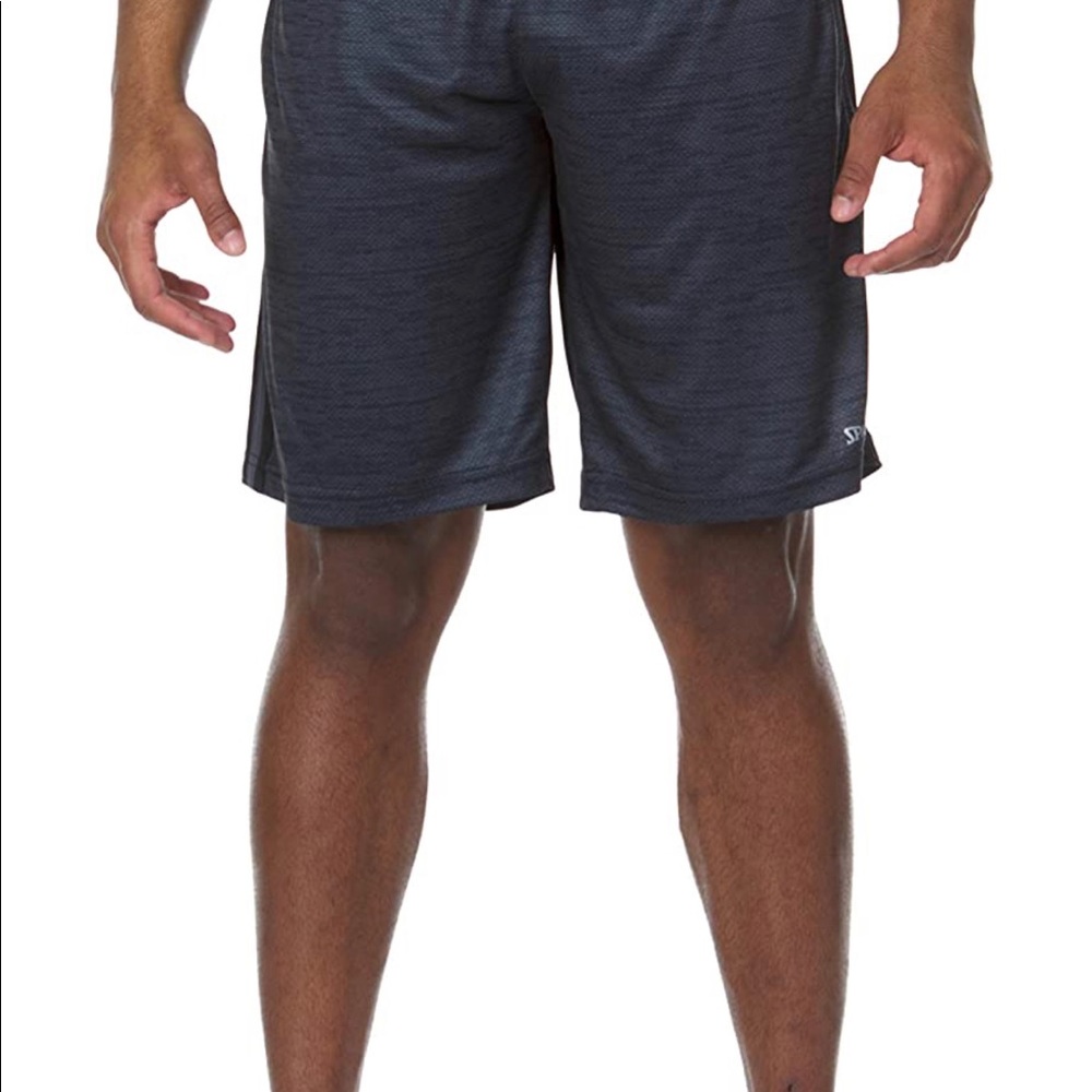 Spalding Mens Extreme Performance Basketball Shorts Small Dark Shadow
